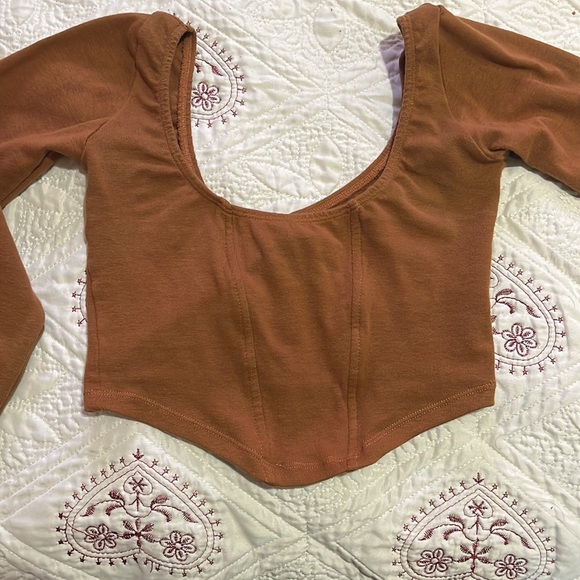 corset top long sleeves Motel - Picture 2 of 3